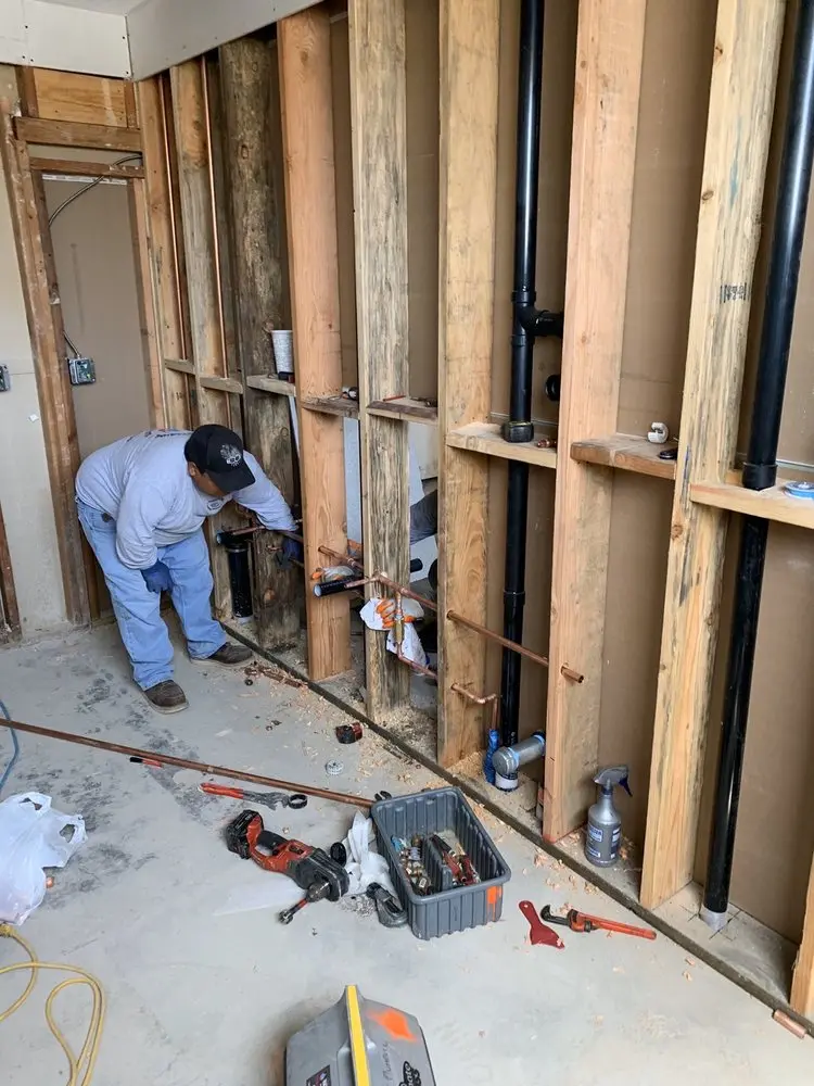 Commercial rough-in plumbing for Gas Line Repair in Galesville